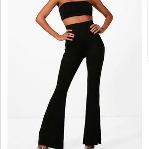 Pretty Little Thing black tube top and pant set!